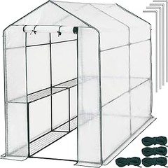 invernaderos con cubierta transparente para interior