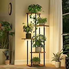 estanterías metálicas para plantas de interior