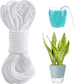 Algodón o Nylon: ¿Cuál es la Mejor Mecha de Riego para Tu Maceta?