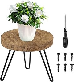 bancos de madera para plantas de interior