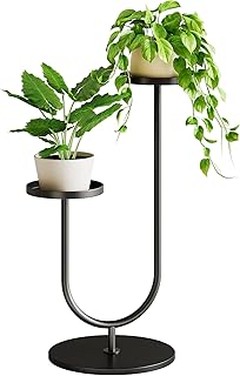 soportes dobles para dos plantas de interior