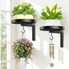 soportes de pared para plantas colgantes interiores
