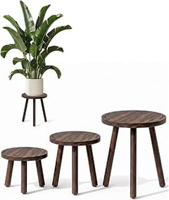 soportes múltiples para varias macetas de interior