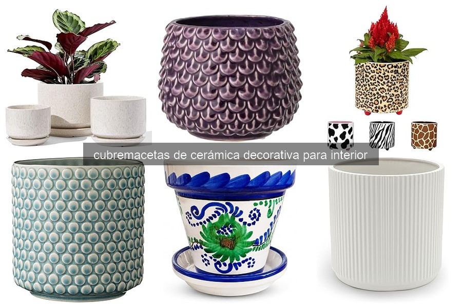Cómo elegir el cubremacetas de cerámica ideal para tu hogar