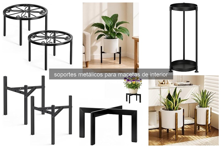 Cómo elegir el mejor soporte metálico para macetas