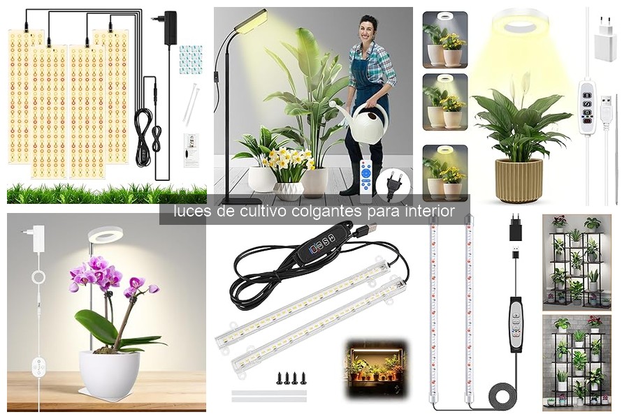 Cómo instalar luces de cultivo colgantes en casa