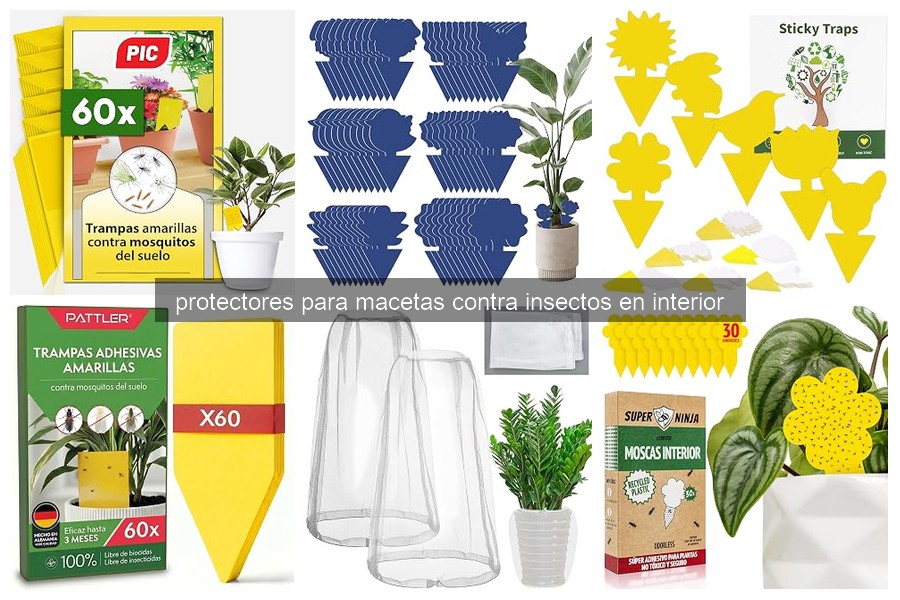 Cómo instalar protectores para macetas contra insectos