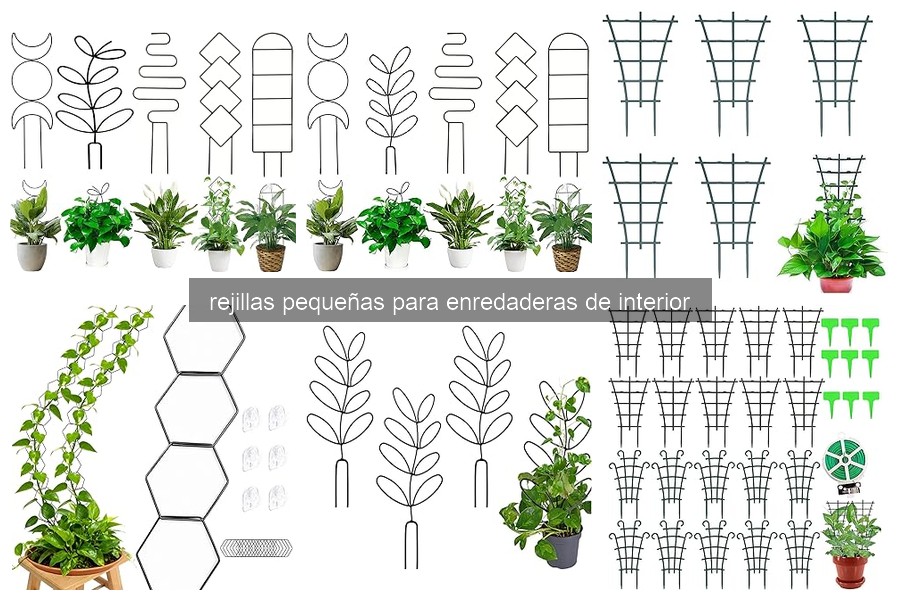 Cómo instalar rejillas para enredaderas de interior