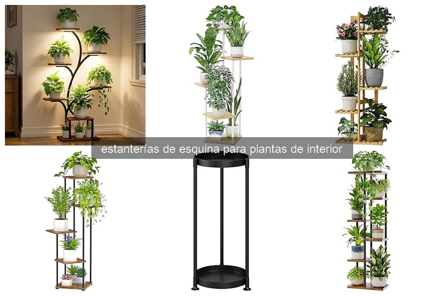 Cómo instalar una estantería de esquina para plantas