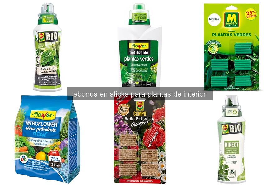 Cómo usar abonos en sticks para plantas de interior