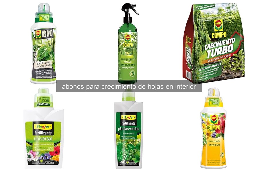 Cómo usar abonos para el crecimiento de hojas en plantas de interior