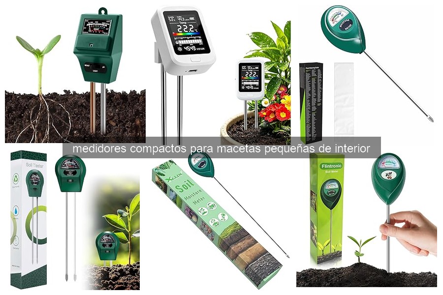 Cómo usar un medidor compacto para macetas pequeñas