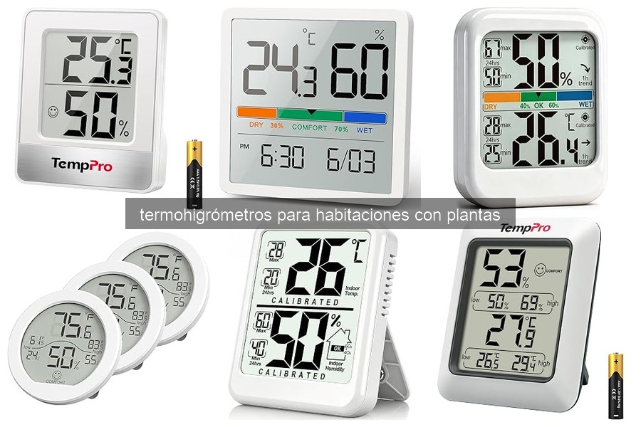 Cómo usar un termohigrómetro para plantas de interior
