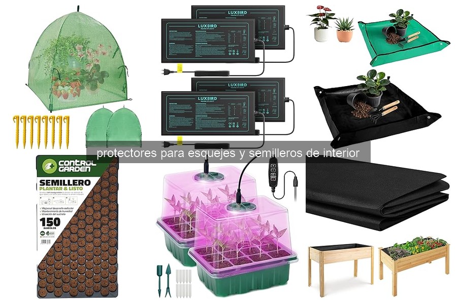 Cómo usar y mantener protectores para esquejes y semilleros