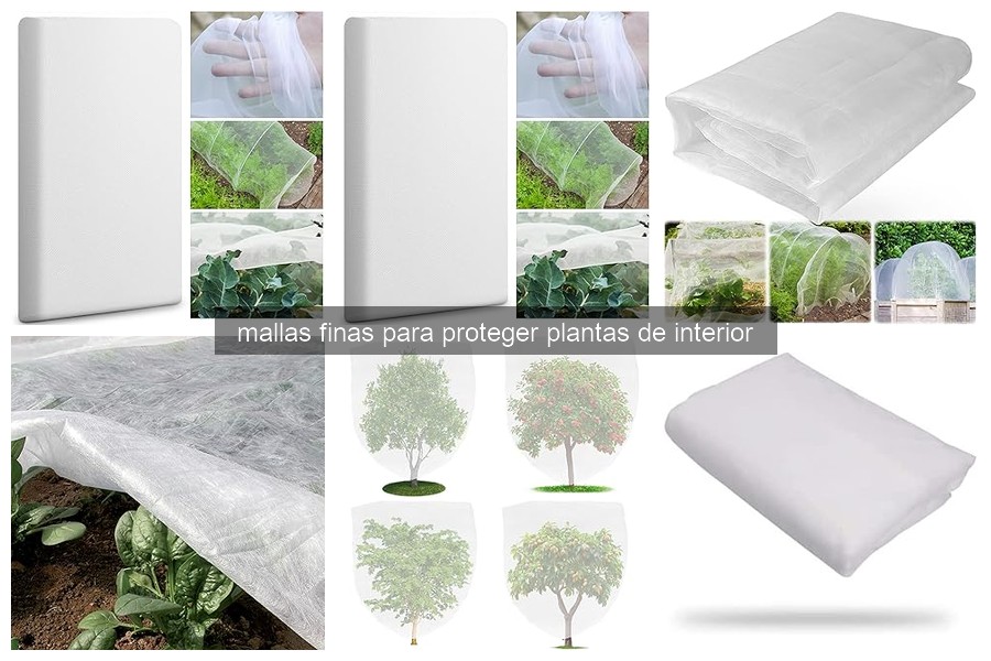 Comparativa de Mallas Finas para Proteger Plantas de Interior