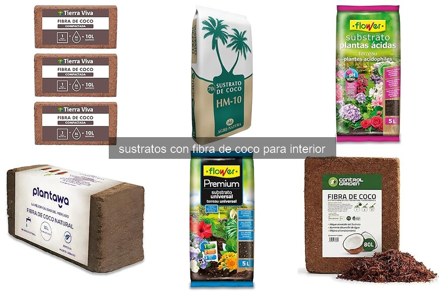 ** Comparativa de Sustratos de Fibra de Coco y Otros para Interior
