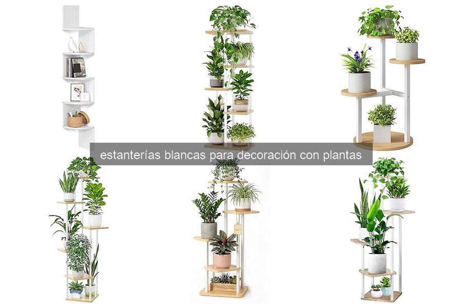 Decoración con Estanterías Blancas y Plantas: Ideas Inspiradoras