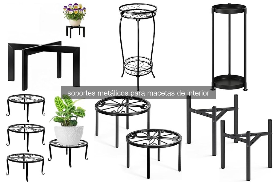 Descubre qué son los soportes metálicos para macetas de interior