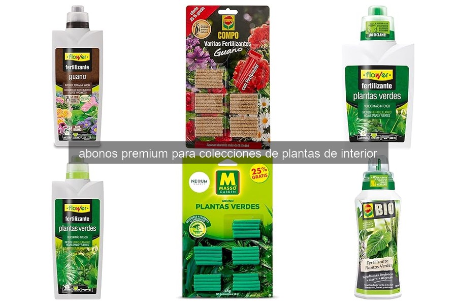 Errores comunes al usar abonos premium para plantas de interior