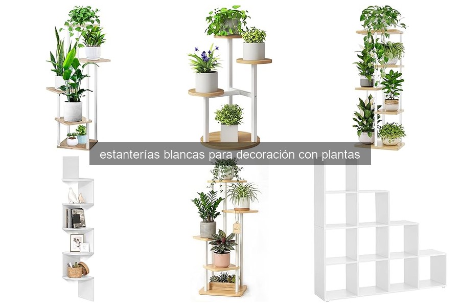 Errores comunes al usar estanterías blancas con plantas