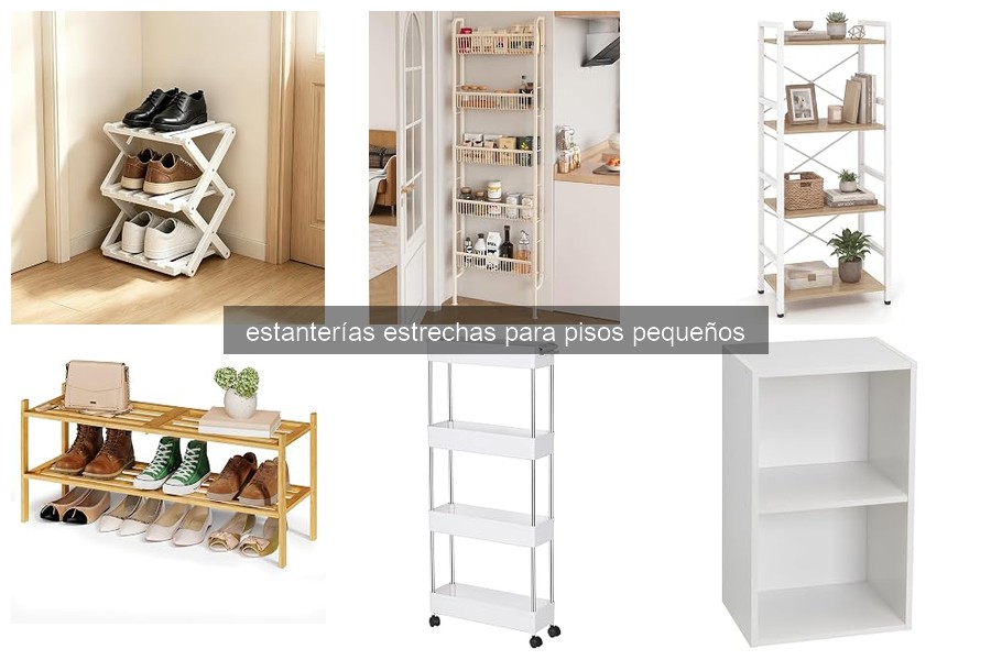 Errores comunes al usar estanterías estrechas en pisos pequeños
