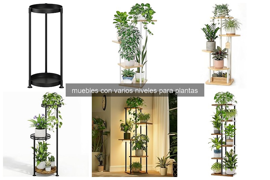 Errores comunes al usar muebles de varios niveles para plantas