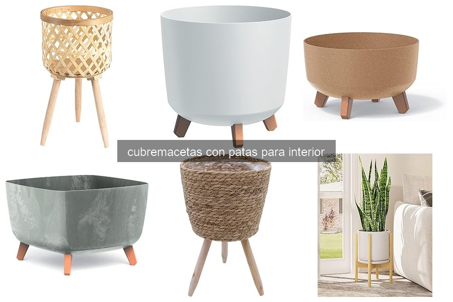 Guía para elegir cubremacetas con patas para interiores