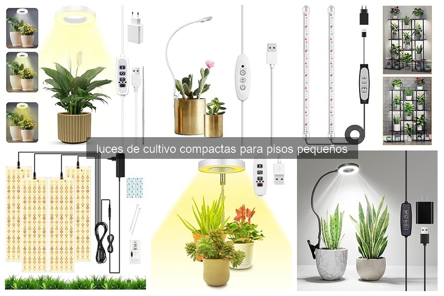 Guía para elegir luces de cultivo compactas para espacios pequeños