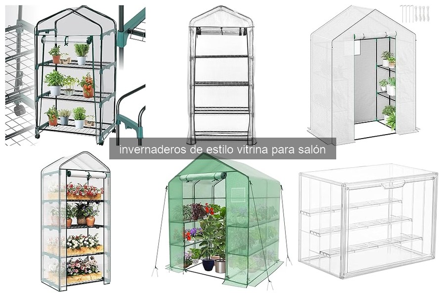Invernaderos de estilo vitrina: características y usos