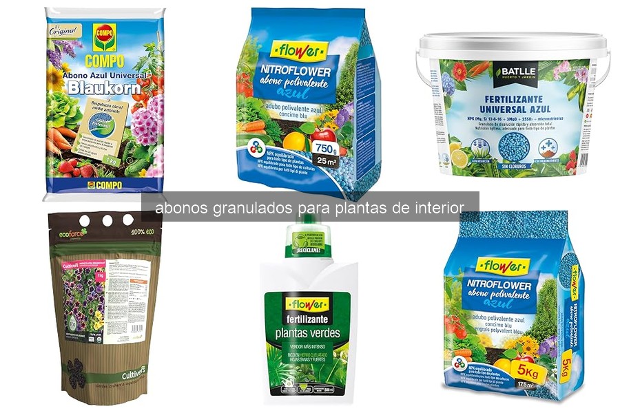 Mejores Abonos Granulados para Plantas de Interior en 2026