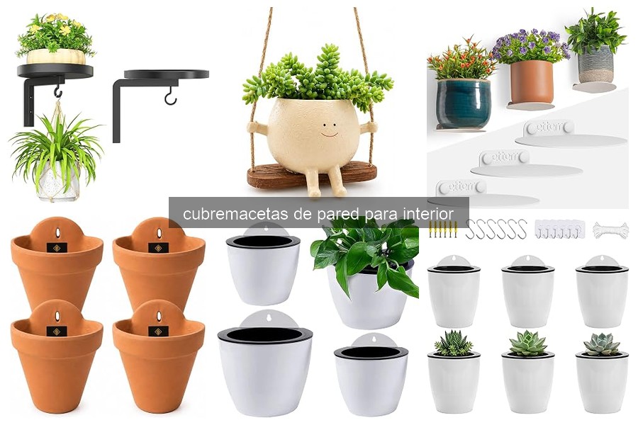 Mejores cubremacetas de pared para espacios pequeños