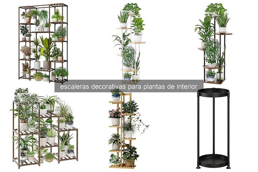 Mejores escaleras decorativas para plantas según tu espacio
