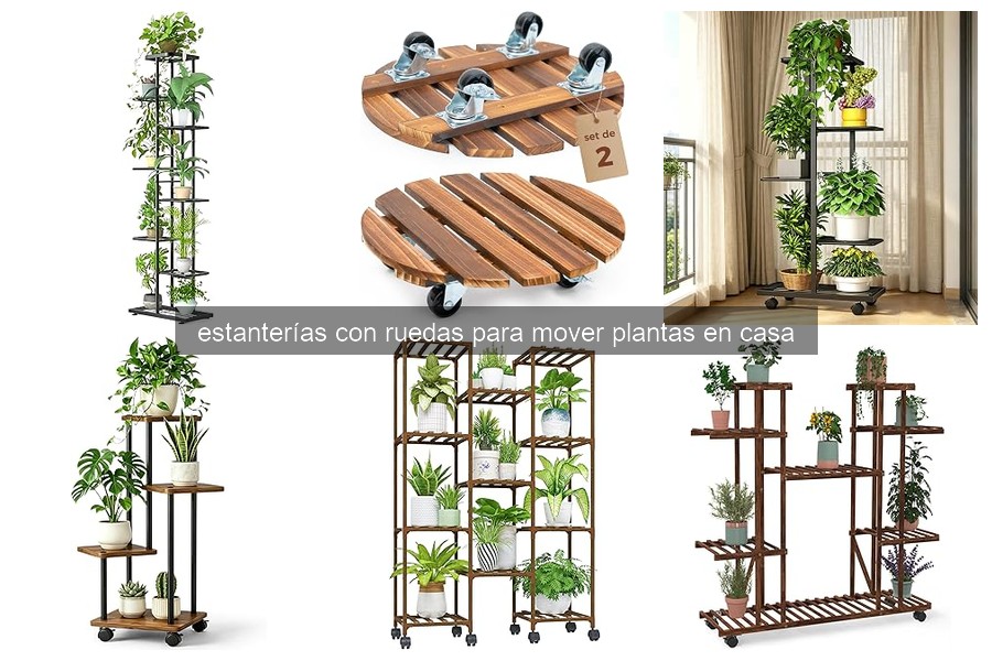 Mejores estanterías con ruedas para plantas en casa (2026)