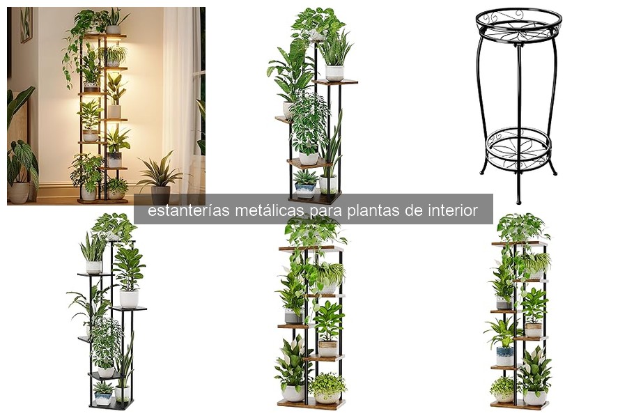 Mejores estanterías metálicas para plantas de interior 2026