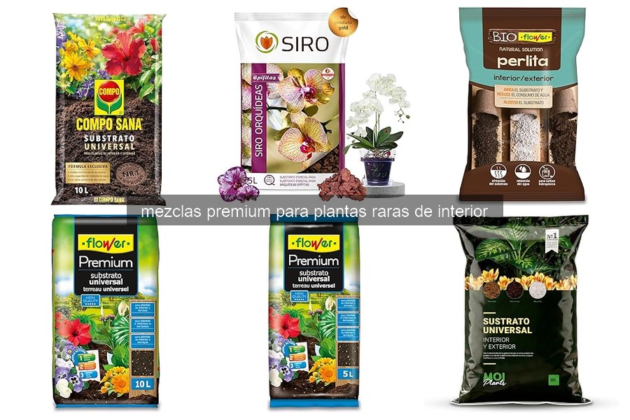Mejores marcas de mezclas premium para plantas raras