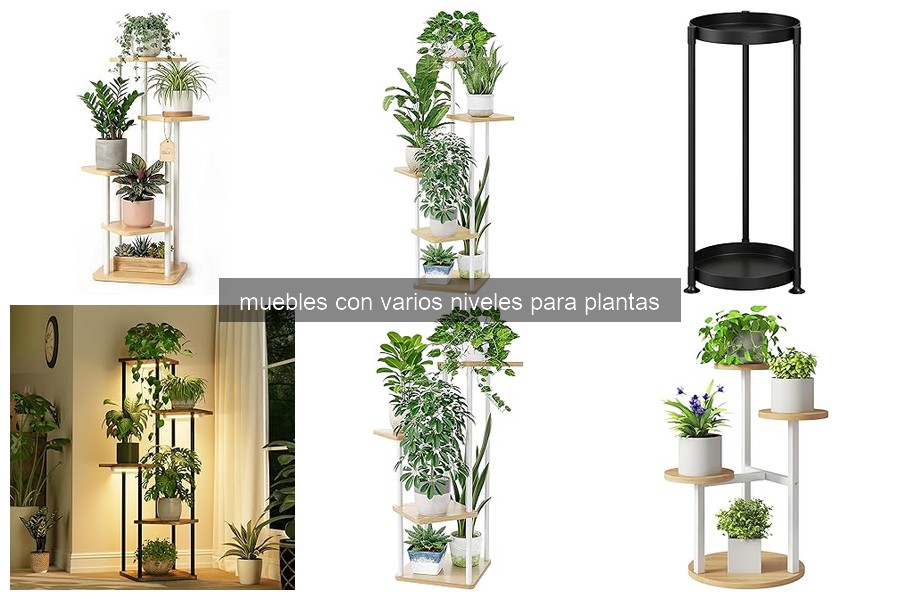 Mejores muebles con varios niveles para plantas en 2023