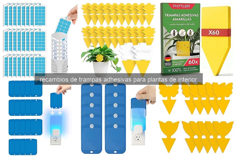 Mejores recambios de trampas adhesivas para plantas interiores