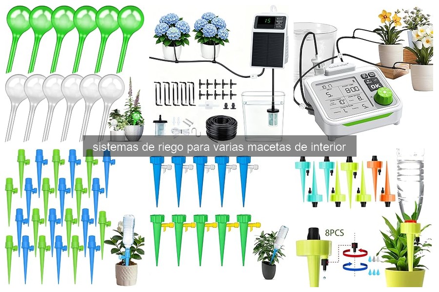 Mejores sistemas de riego automático para macetas de interior