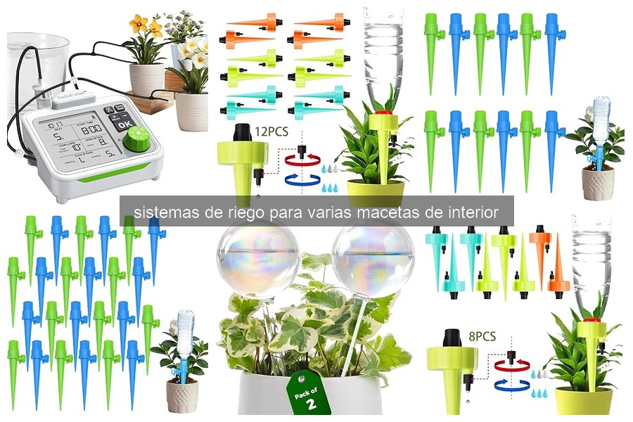 Mejores sistemas de riego para varias macetas de interior
