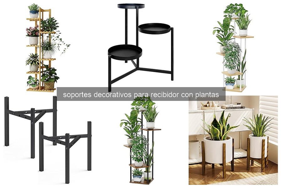 Mejores soportes decorativos para plantas en el recibidor