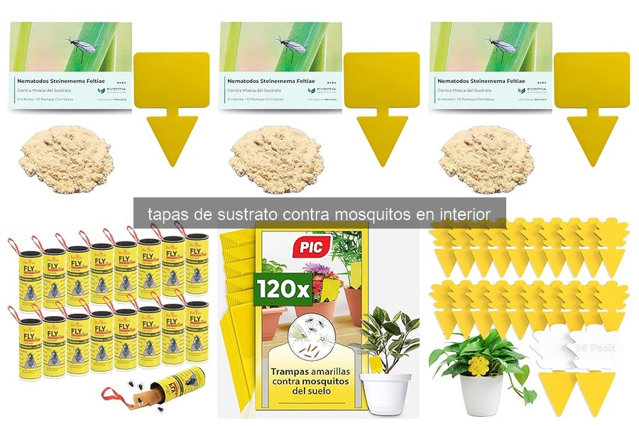 Mejores tapas de sustrato contra mosquitos en interiores