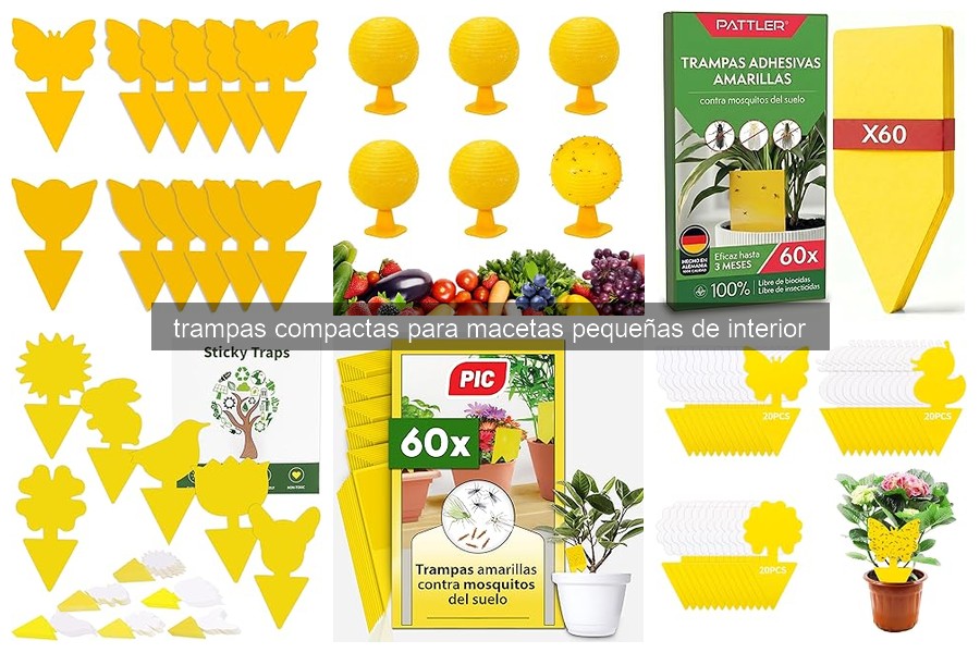 Mejores trampas compactas para plagas en macetas pequeñas