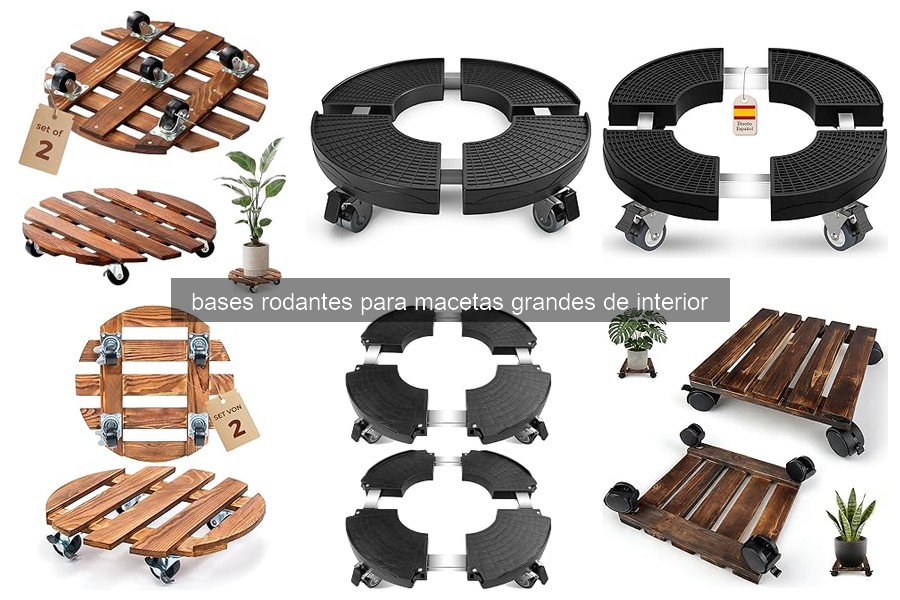 Problemas comunes con bases rodantes para macetas y soluciones