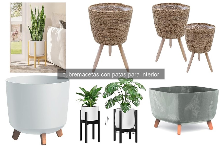 Problemas comunes con cubremacetas con patas y soluciones