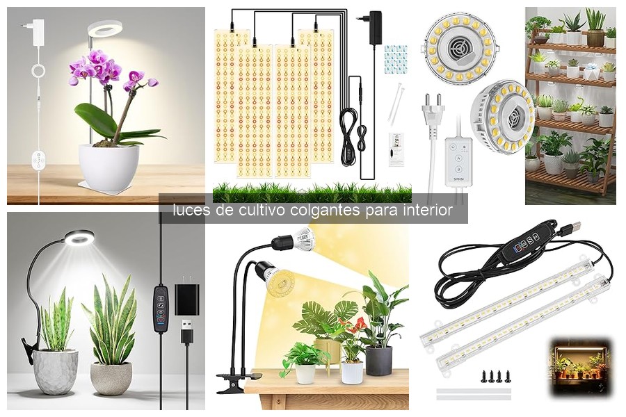 Problemas comunes con luces de cultivo colgantes y soluciones