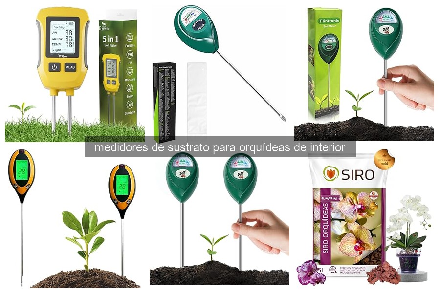 Problemas comunes con medidores de sustrato para orquídeas
