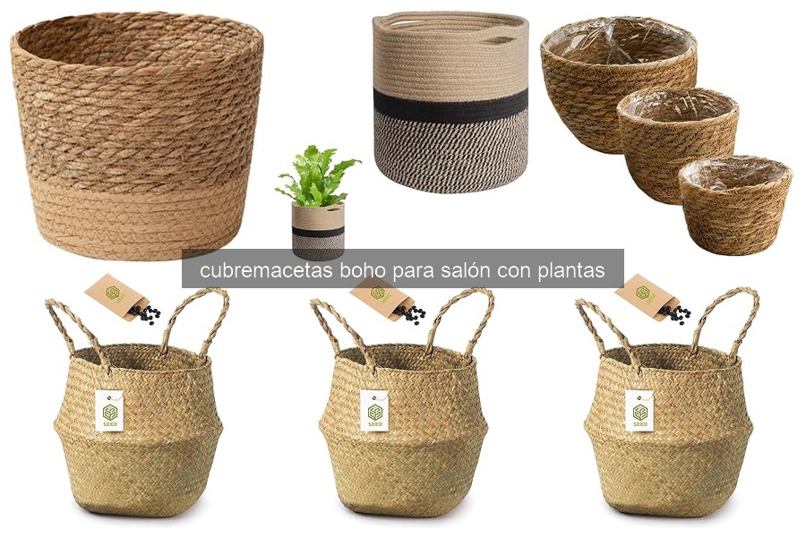 ¿Qué son los cubremacetas boho y cómo utilizarlos?