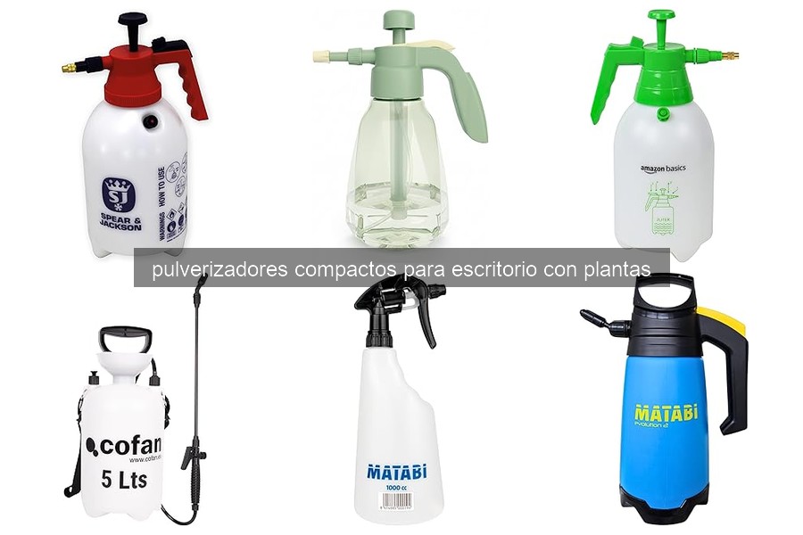¿Qué son los pulverizadores compactos para escritorio?