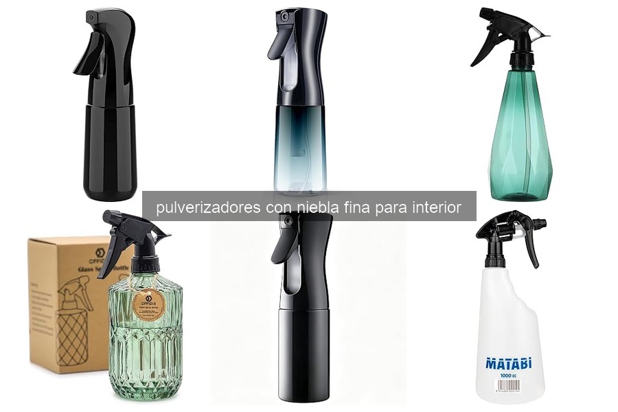 Soluciona problemas comunes con pulverizadores de niebla fina