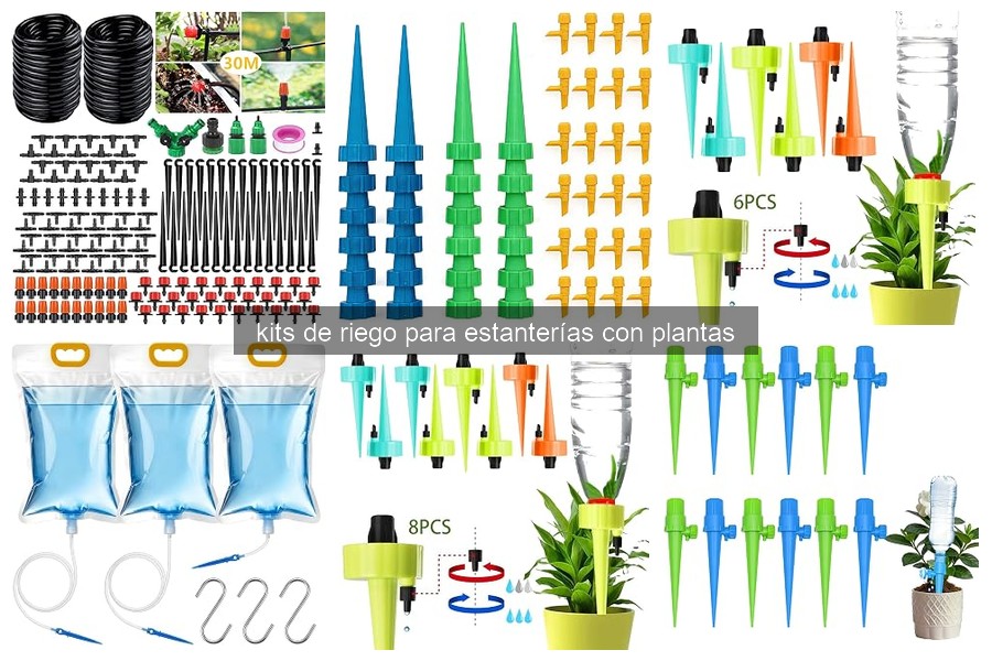 Soluciones a problemas comunes con kits de riego para estanterías